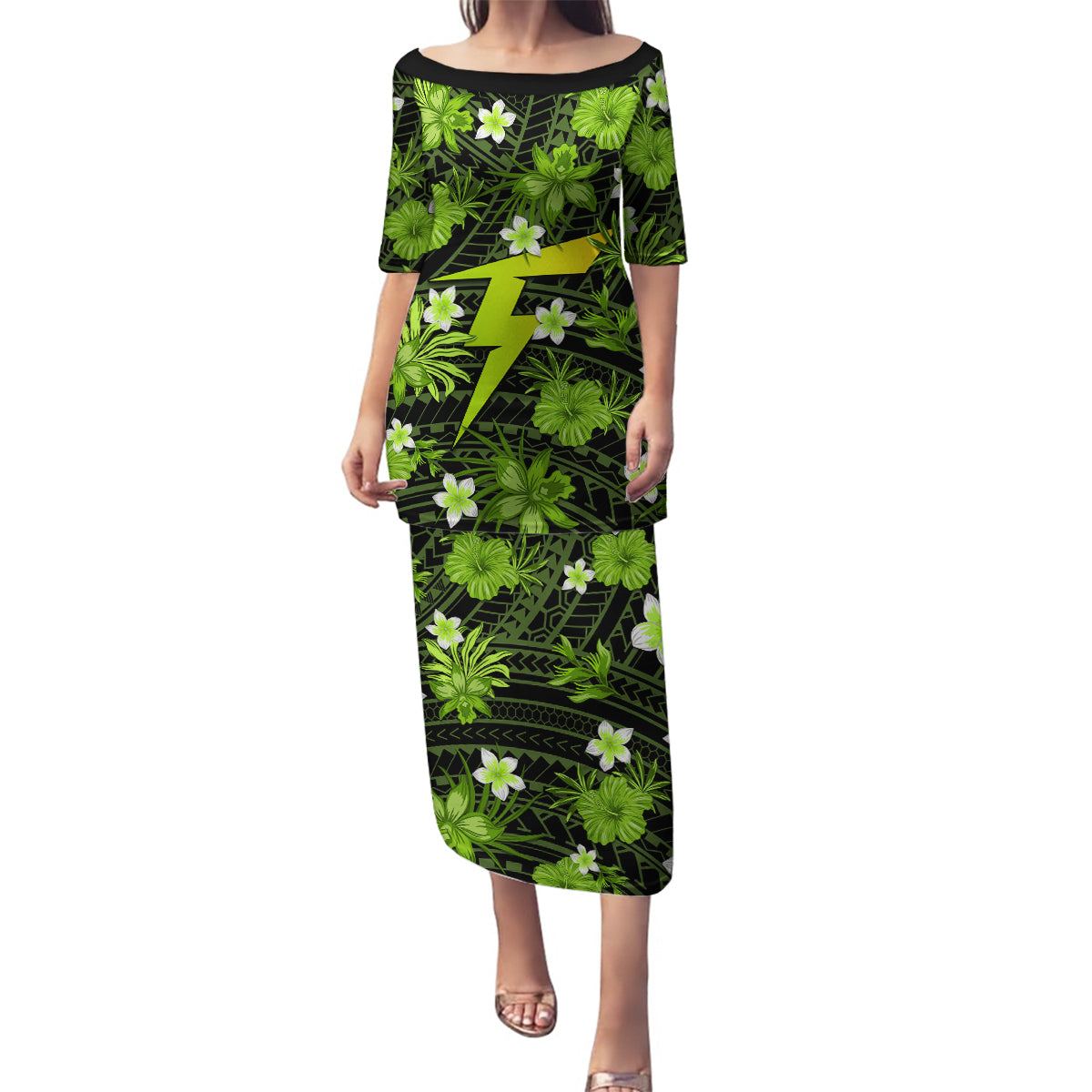 australian-thunder-cricket-family-matching-puletasi-dress-and-hawaiian-shirt-baeuty-pacific-hibiscus-and-polynesian-pattern