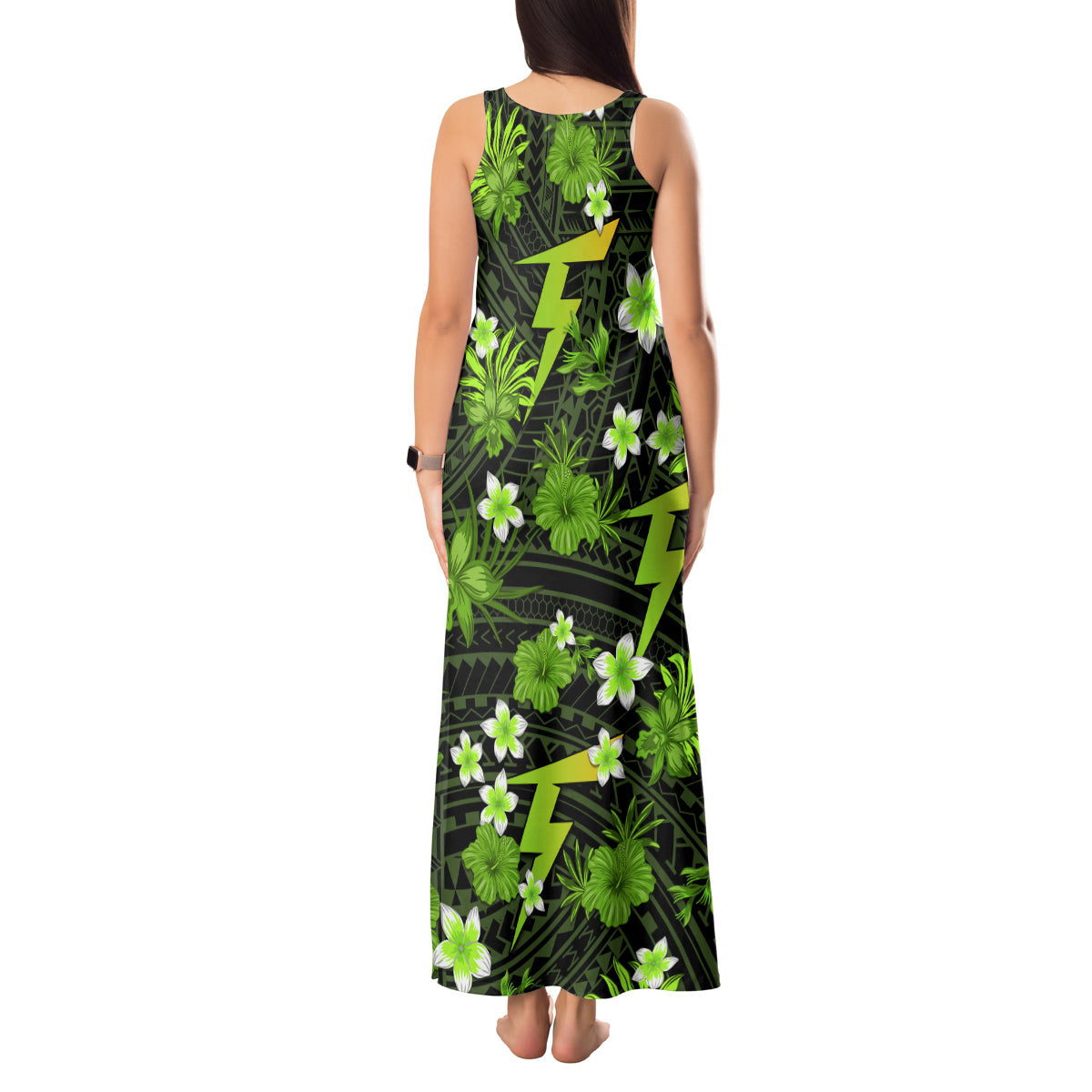 australian-thunder-cricket-tank-maxi-dress-baeuty-pacific-hibiscus-and-polynesian-pattern