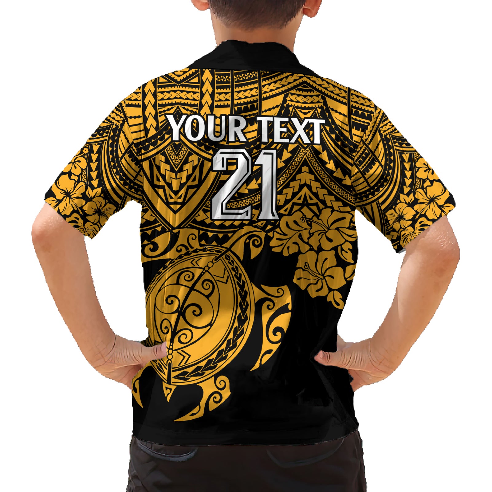 Custom Australia Matildas Hawaiian Shirt Hibiscus and Turtle With Polynesian Pattern - Vibe Hoodie Shop