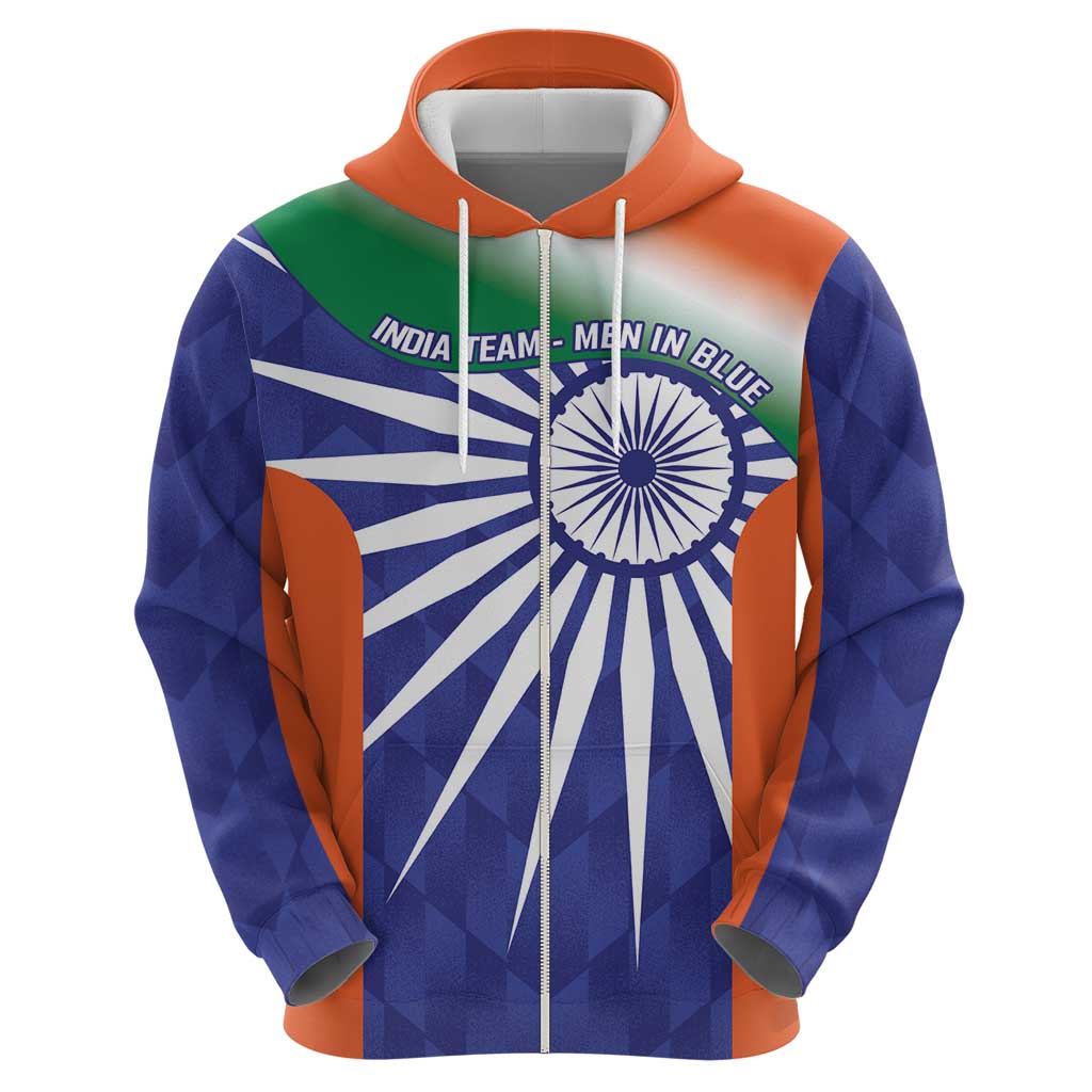 India Cricket Custom Hoodie Ashoka Chakra with Flag Style LT9 - Vibe Hoodie Shop