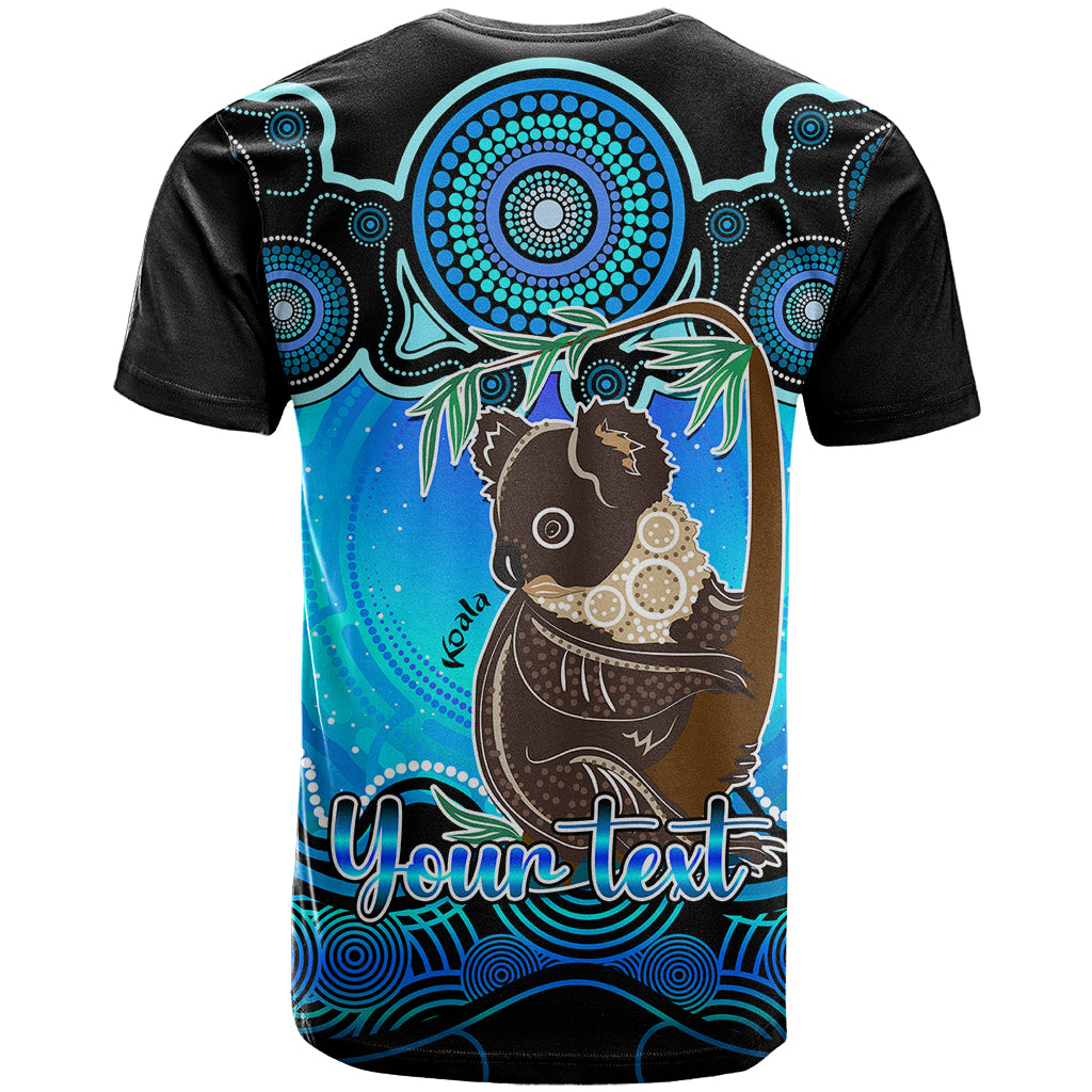 Personalised Australia Cancer Koala Zodiac T Shirt Auz Astrology Aboriginal - Aqua LT9 - Vibe Hoodie Shop