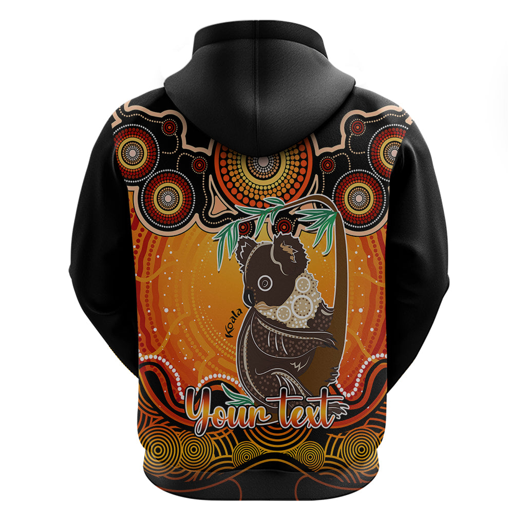 Personalised Australia Cancer Koala Zodiac Hoodie Auz Astrology Aboriginal - Red LT9 - Vibe Hoodie Shop