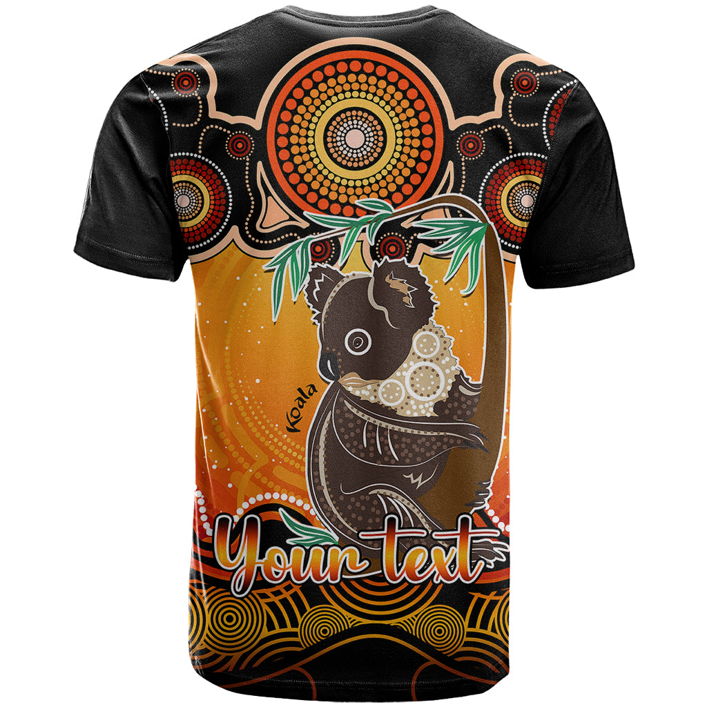 Personalised Australia Cancer Koala Zodiac T Shirt Auz Astrology Aboriginal - Red LT9 - Vibe Hoodie Shop