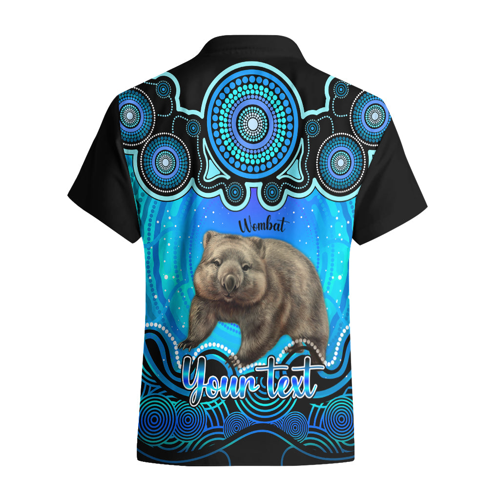 Personalised Australia Taurus Wombat Zodiac Hawaiian Shirt Auz Astrology Aboriginal - Aqua - Vibe Hoodie Shop