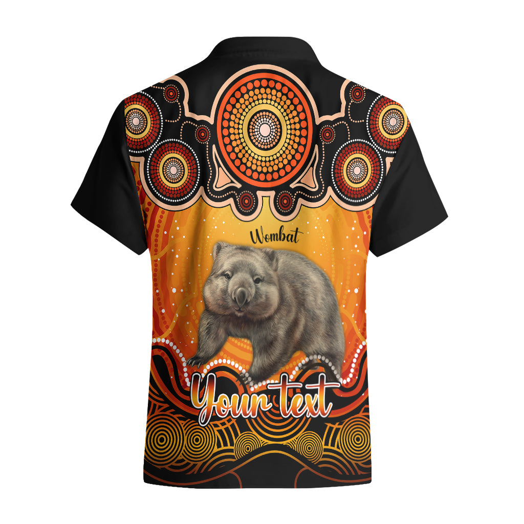 Personalised Australia Taurus Wombat Zodiac Hawaiian Shirt Auz Astrology Aboriginal - Red - Vibe Hoodie Shop