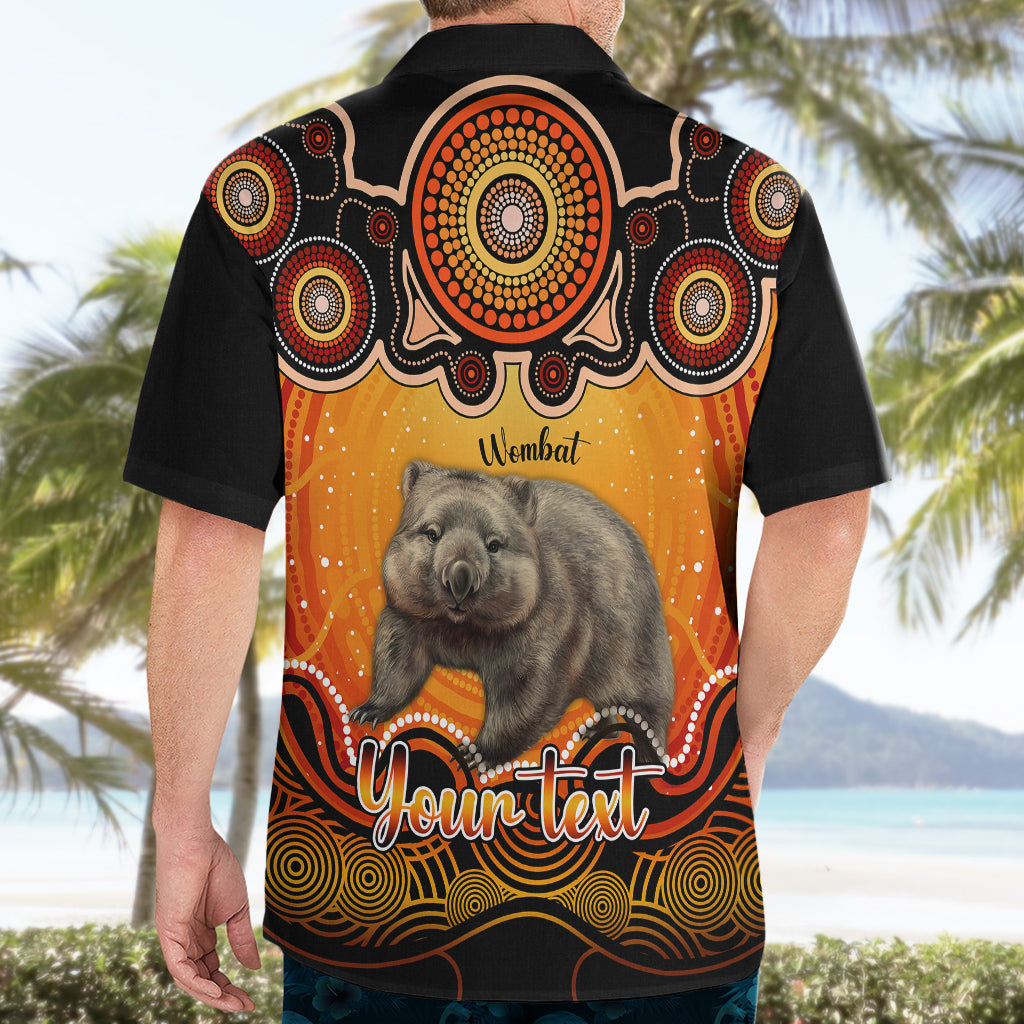 Personalised Australia Taurus Wombat Zodiac Hawaiian Shirt Auz Astrology Aboriginal - Red - Vibe Hoodie Shop