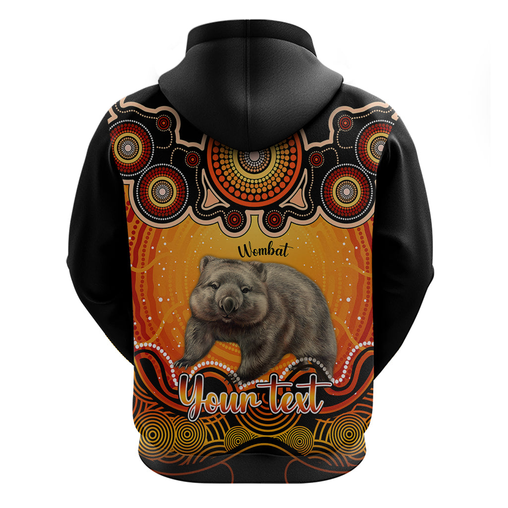 Personalised Australia Taurus Wombat Zodiac Hoodie Auz Astrology Aboriginal - Red LT9 - Vibe Hoodie Shop