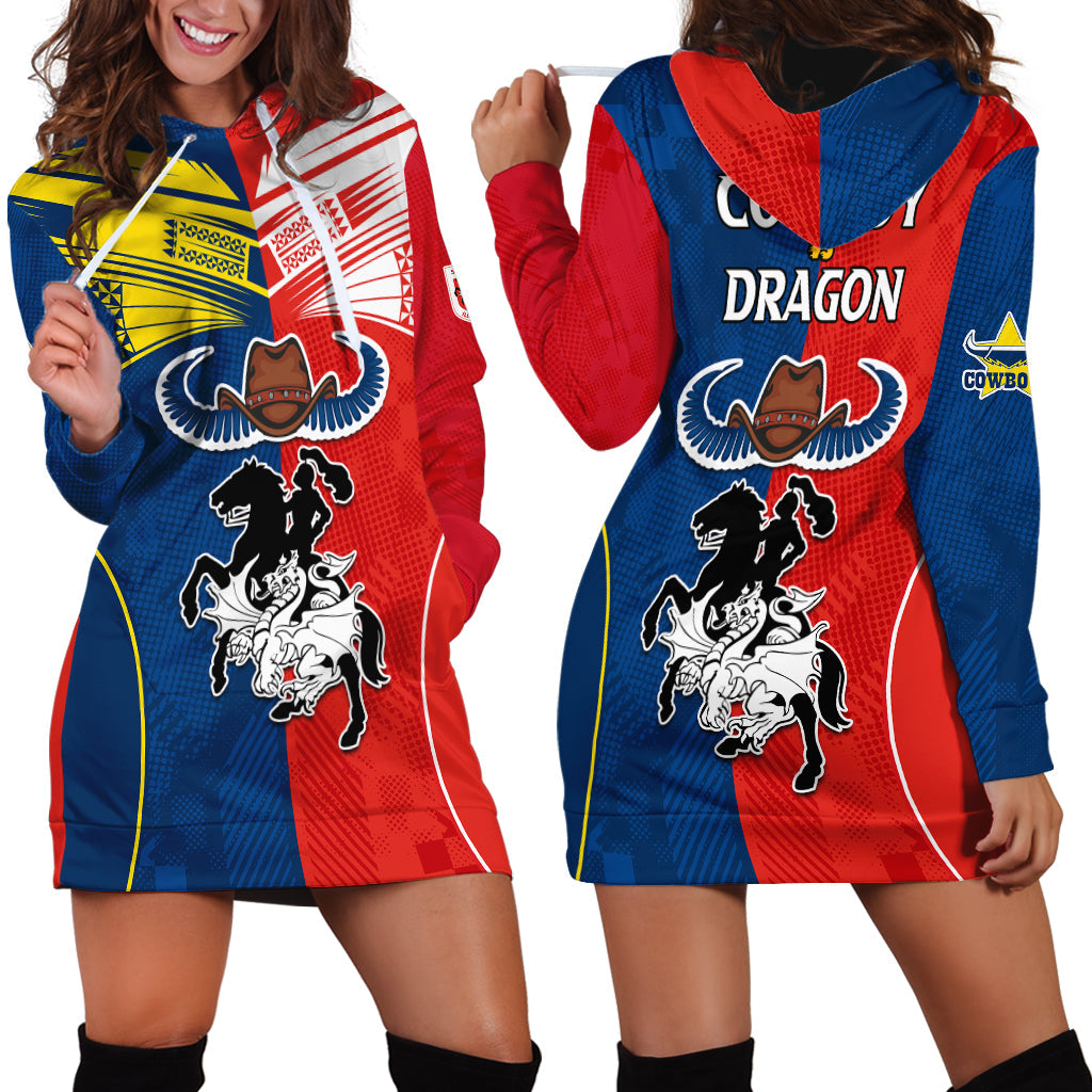 nrl-cowboys-combine-dragon-rugby-hoodie-dress-sporty-style