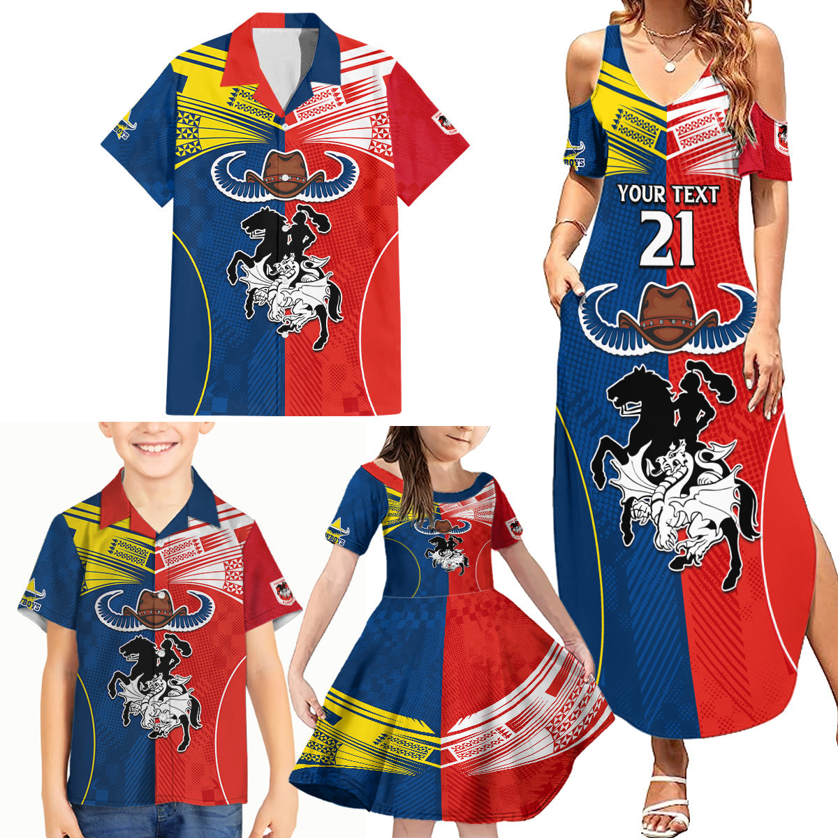 custom-nrl-cowboys-combine-dragon-rugby-family-matching-summer-maxi-dress-and-hawaiian-shirt-sporty-style