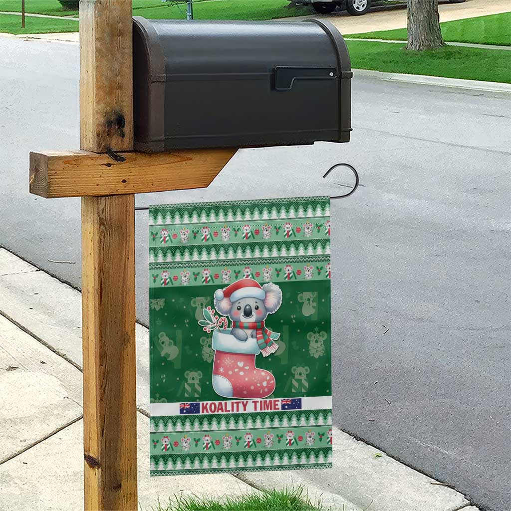 Aussie Koala Garden Flag Merry Christmas - Vibe Hoodie Shop