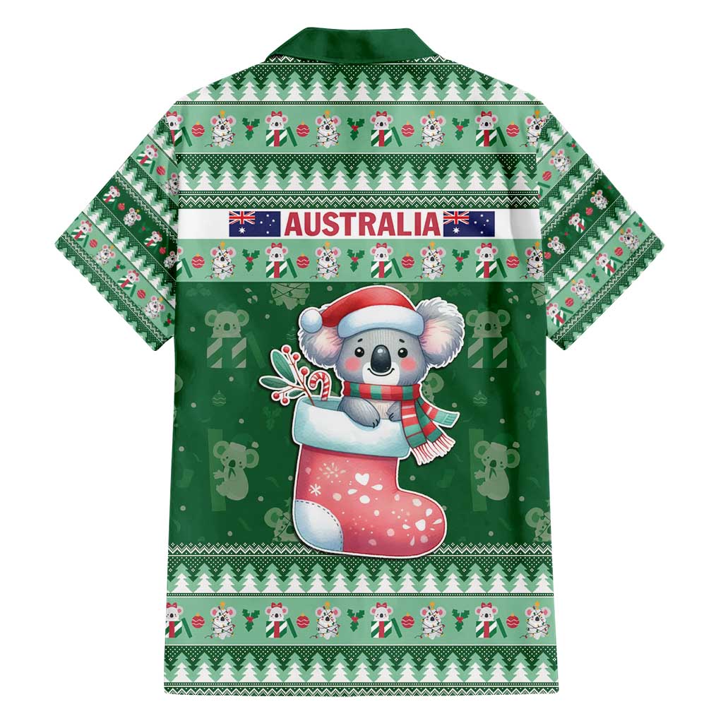 Aussie Koala Hawaiian Shirt Merry Christmas - Vibe Hoodie Shop