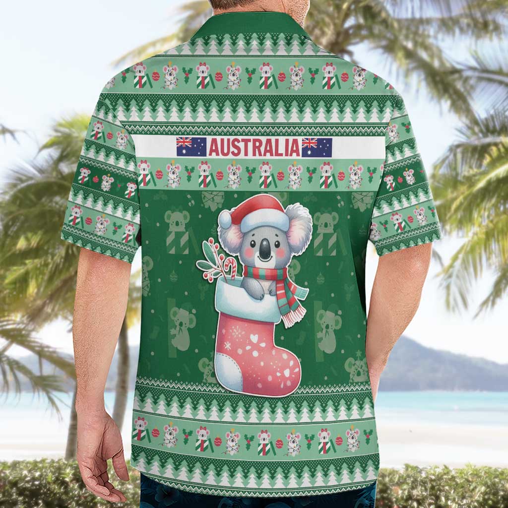 Aussie Koala Hawaiian Shirt Merry Christmas - Vibe Hoodie Shop