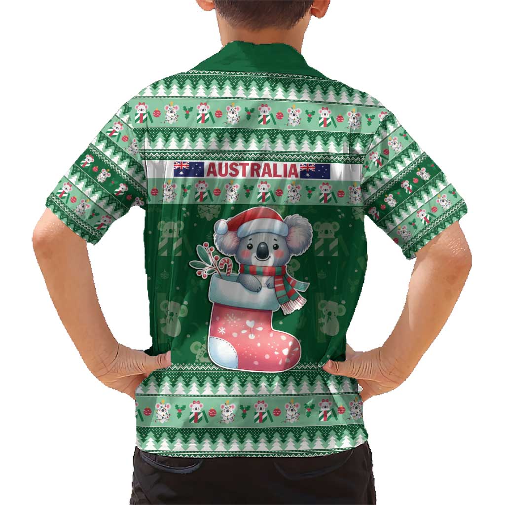 Aussie Koala Hawaiian Shirt Merry Christmas - Vibe Hoodie Shop