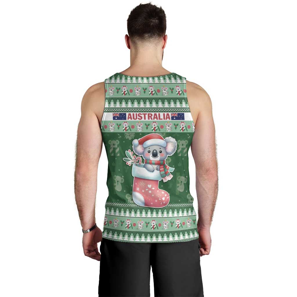 Aussie Koala Men Tank Top Merry Christmas - Vibe Hoodie Shop