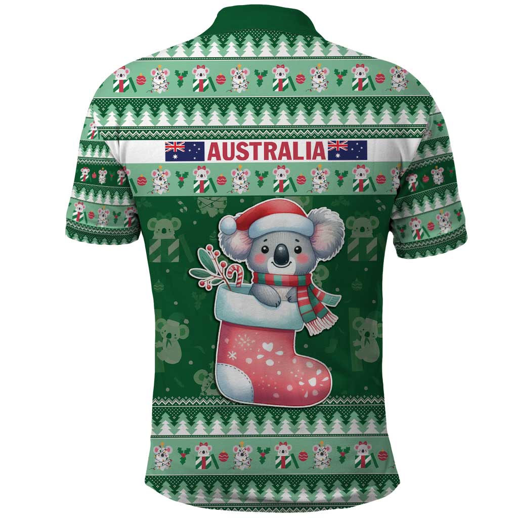 Aussie Koala Polo Shirt Merry Christmas LT9 - Vibe Hoodie Shop