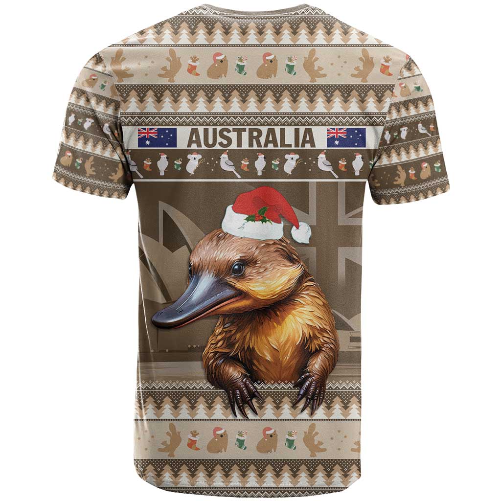 Aussie Platypus T Shirt Merry Christmas LT9 - Vibe Hoodie Shop