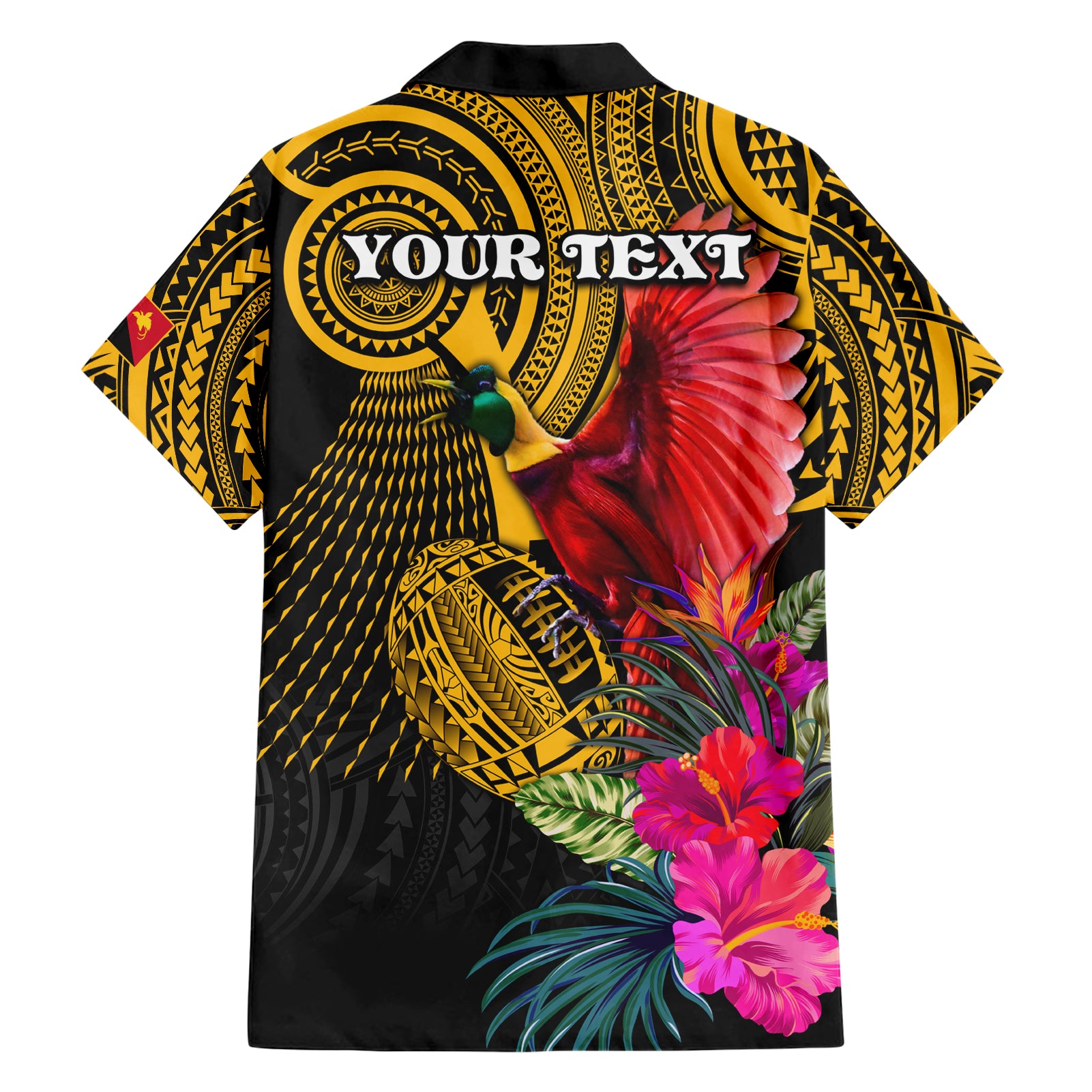 Personalised Papua New Guinea Rugby Hawaiian Shirt PNG Kumuls Champions Pacific Bowl - Vibe Hoodie Shop