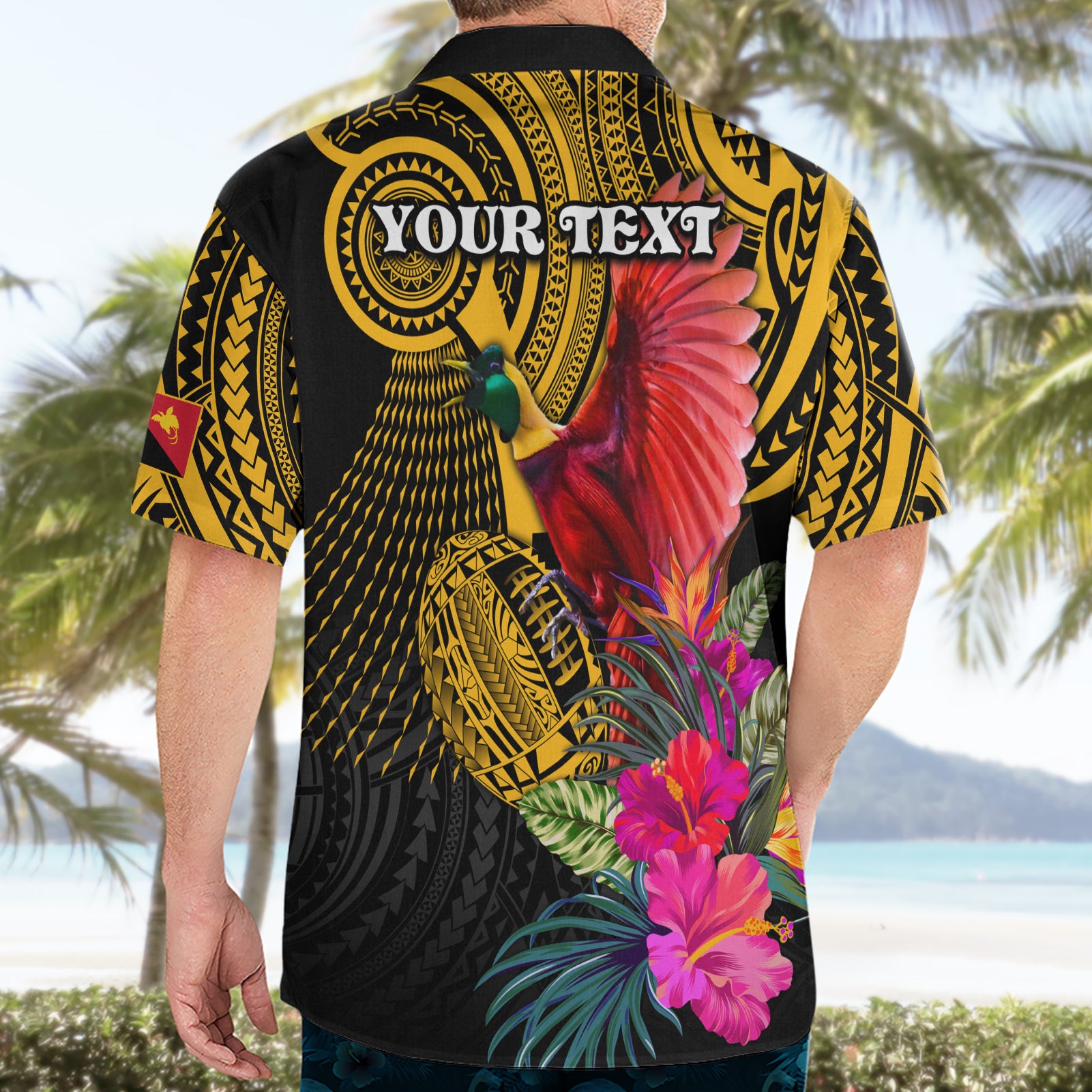 Personalised Papua New Guinea Rugby Hawaiian Shirt PNG Kumuls Champions Pacific Bowl - Vibe Hoodie Shop