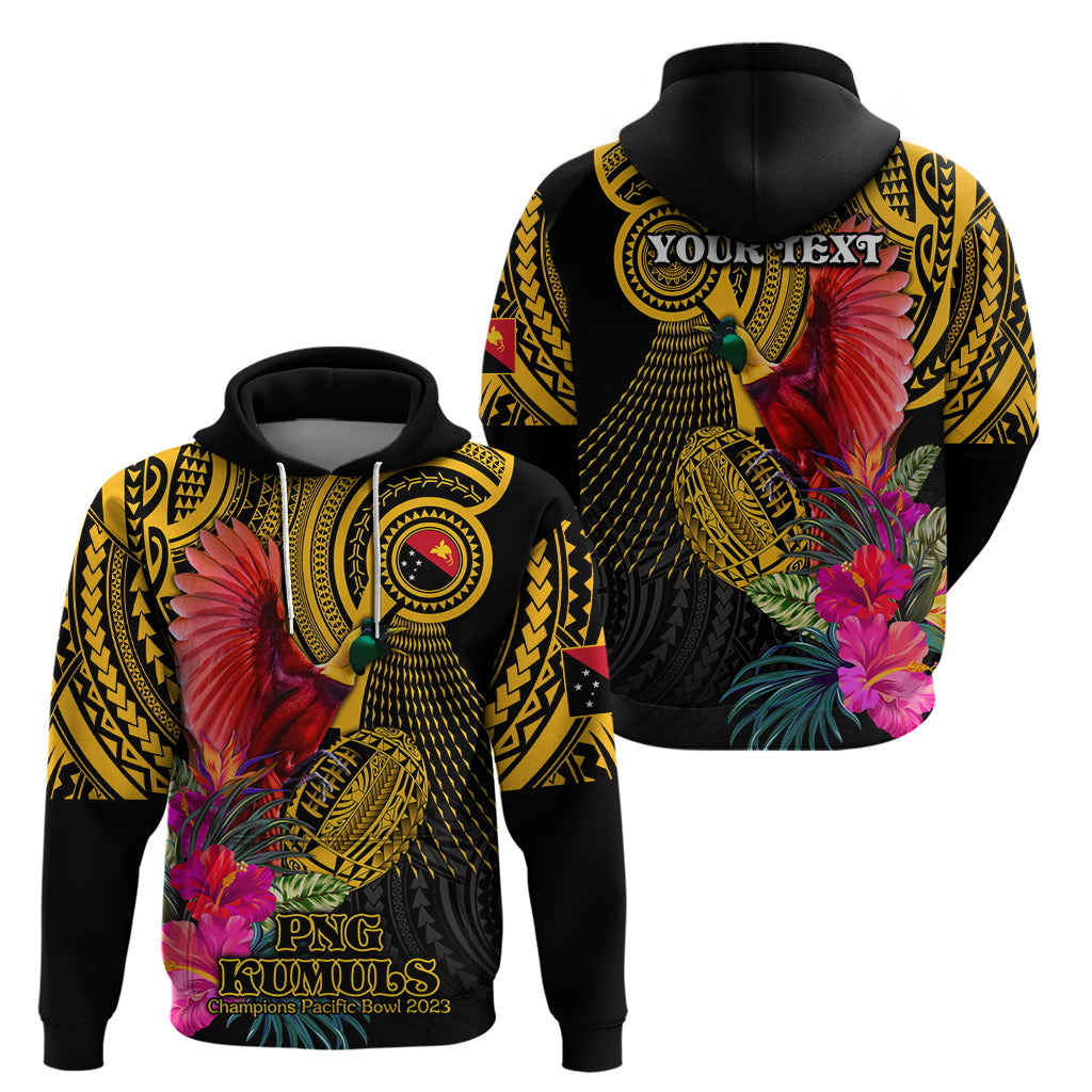 Personalised Papua New Guinea Rugby Hoodie PNG Kumuls Champions Pacific Bowl LT9 - Vibe Hoodie Shop