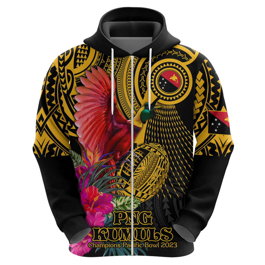 Personalised Papua New Guinea Rugby Hoodie PNG Kumuls Champions Pacific Bowl LT9 - Vibe Hoodie Shop