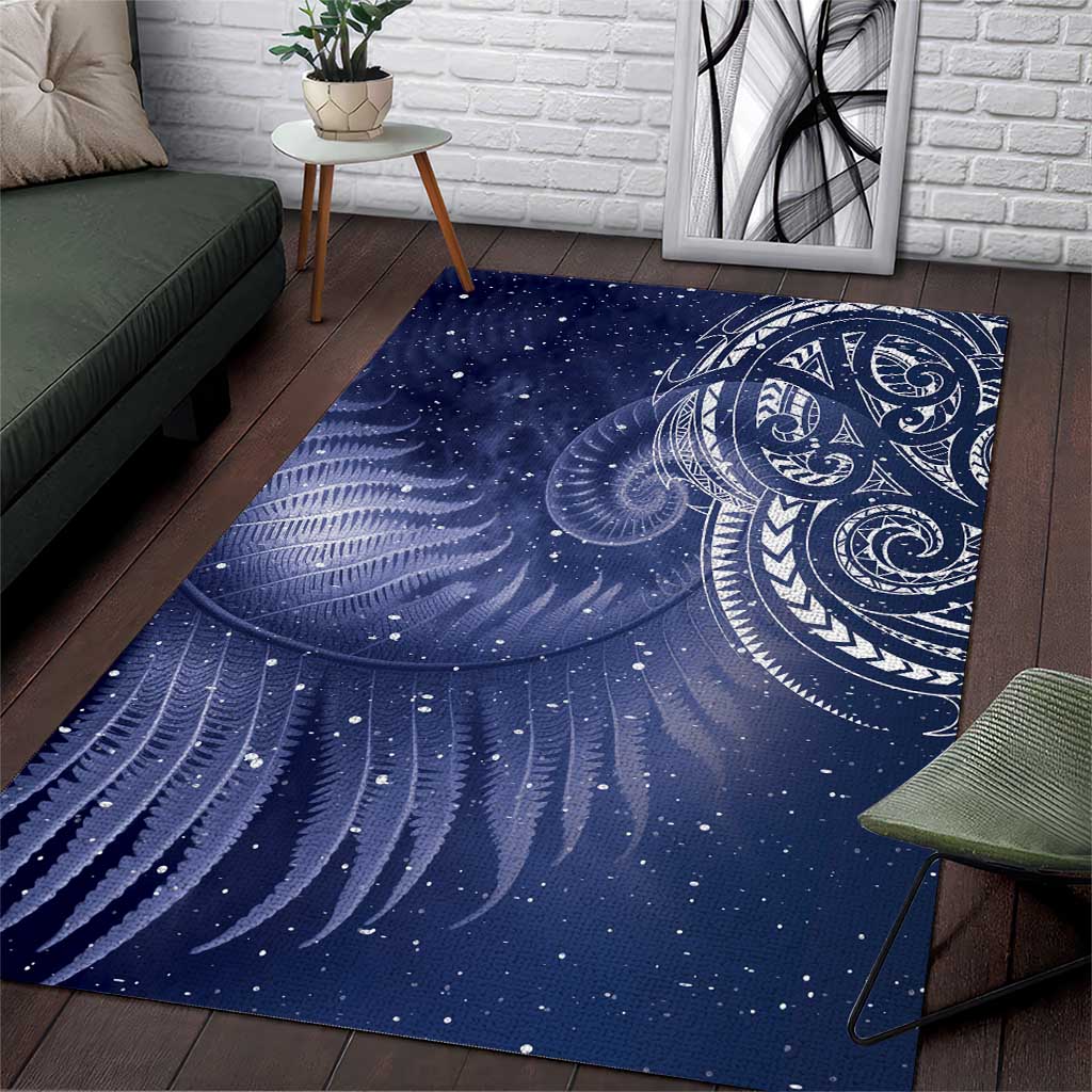 New Zealand Galaxy Fern Area Rug - Vibe Hoodie Shop