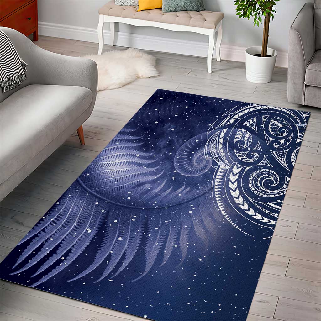 New Zealand Galaxy Fern Area Rug - Vibe Hoodie Shop