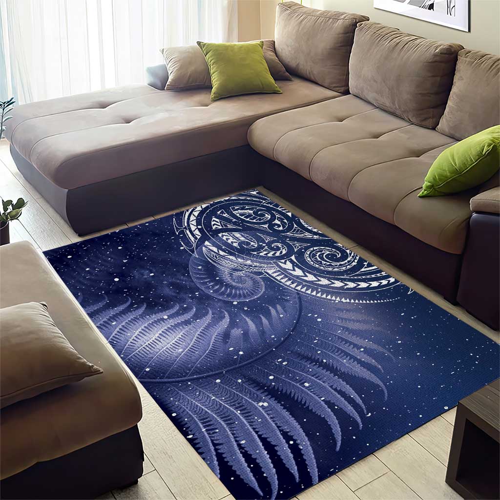 New Zealand Galaxy Fern Area Rug - Vibe Hoodie Shop