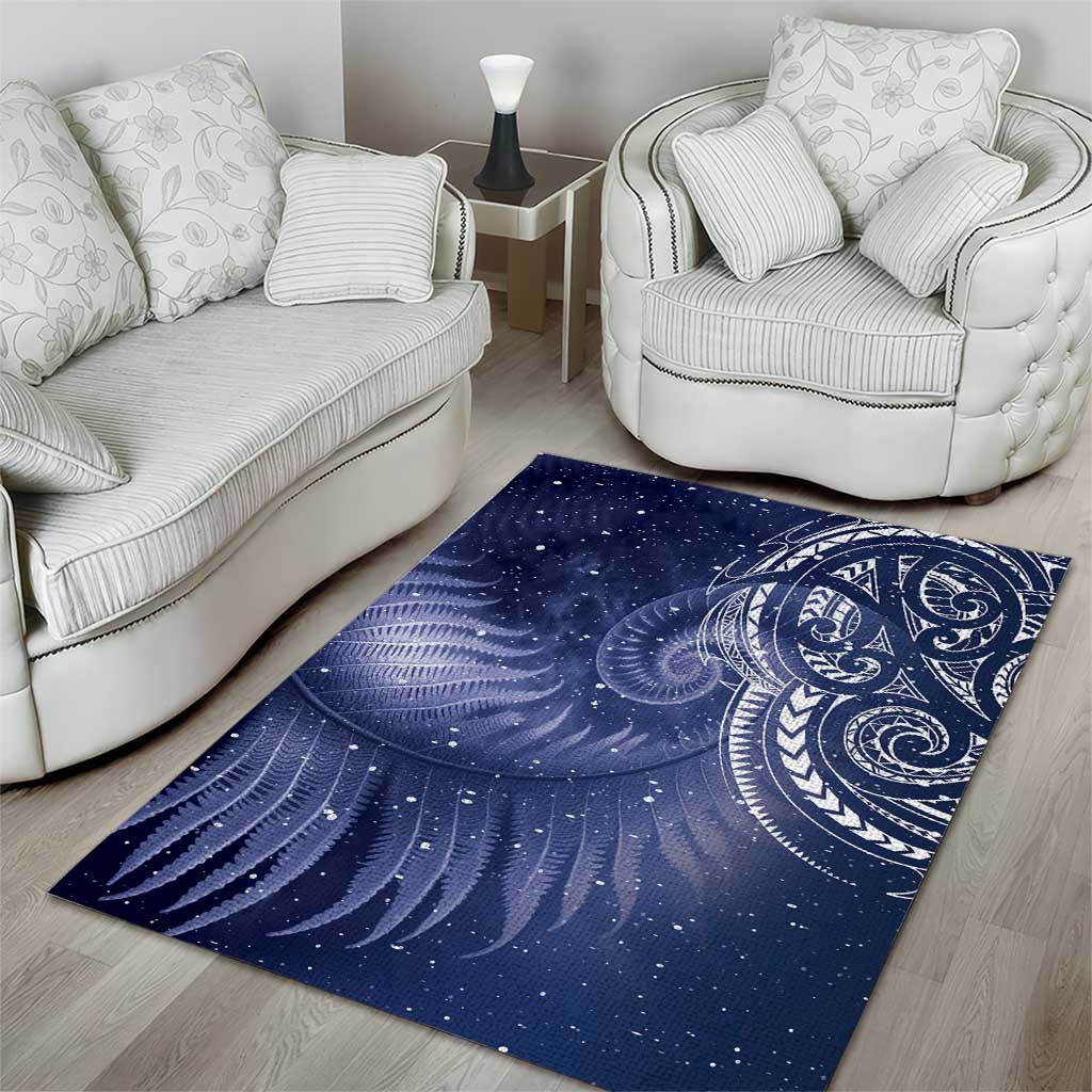 New Zealand Galaxy Fern Area Rug - Vibe Hoodie Shop