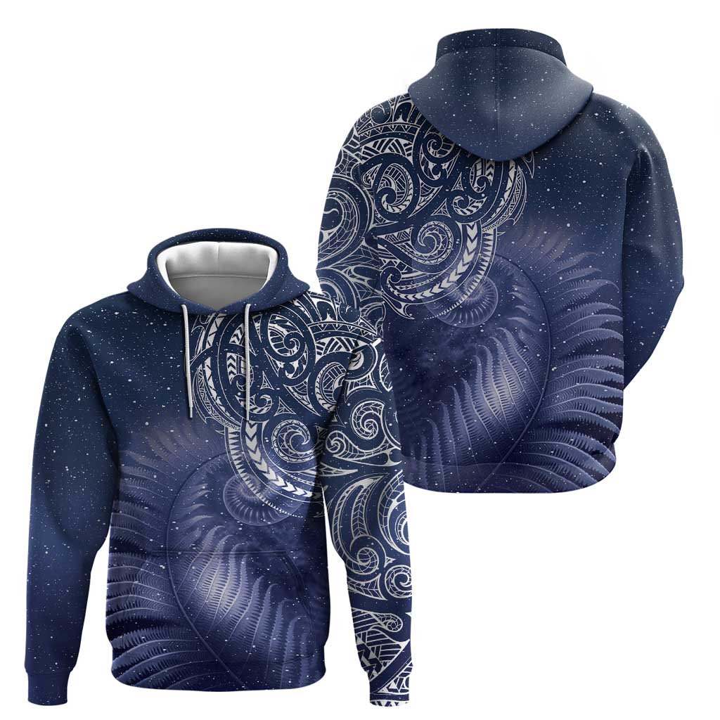 New Zealand Galaxy Fern Hoodie LT9 - Vibe Hoodie Shop