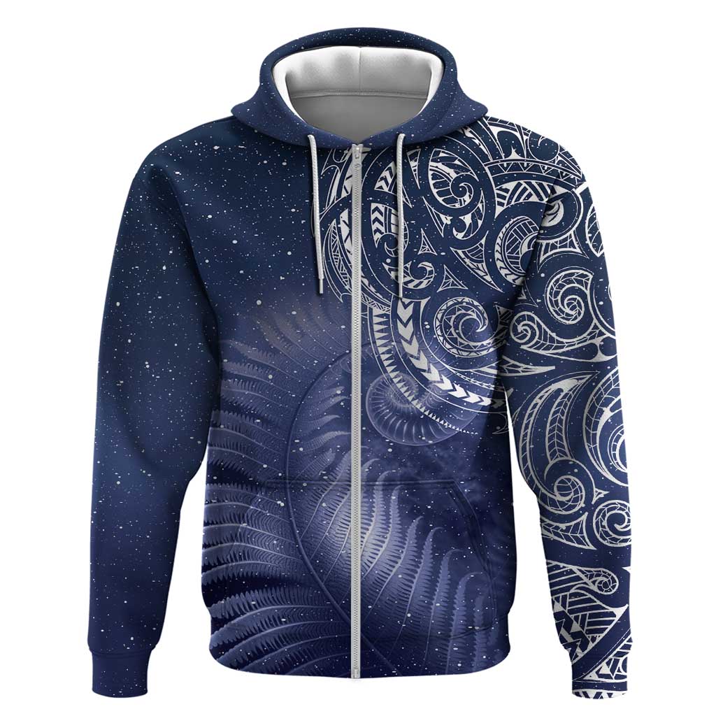 New Zealand Galaxy Fern Hoodie LT9 - Vibe Hoodie Shop
