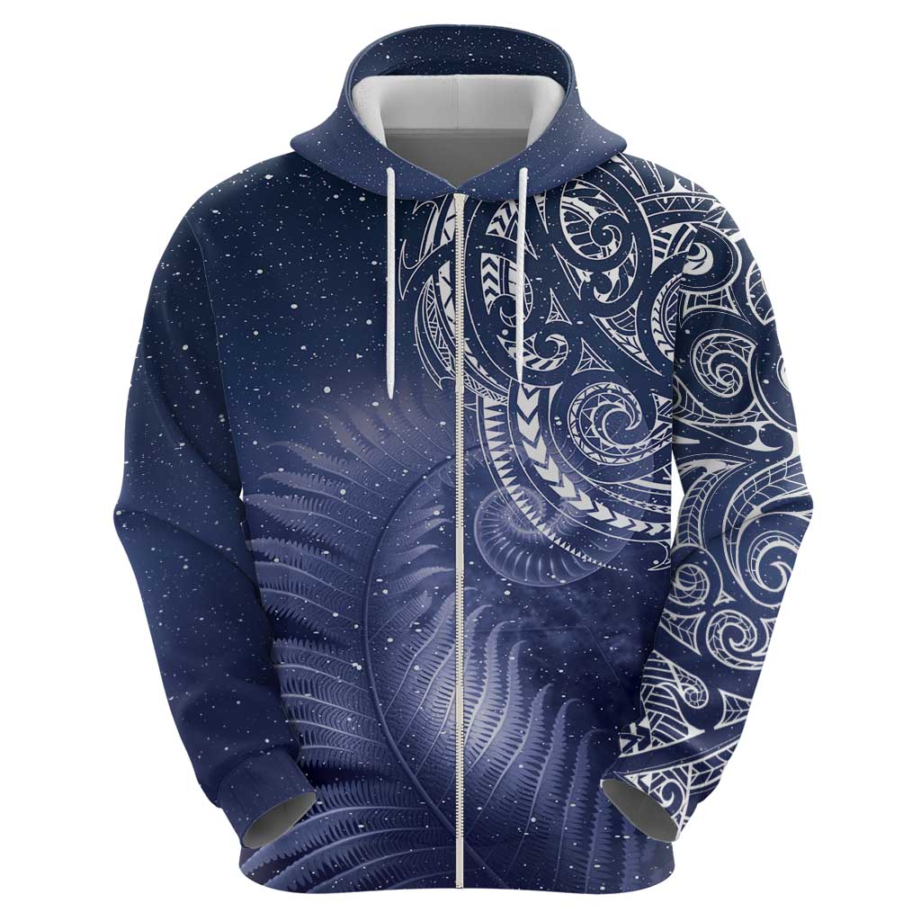 New Zealand Galaxy Fern Hoodie LT9 - Vibe Hoodie Shop