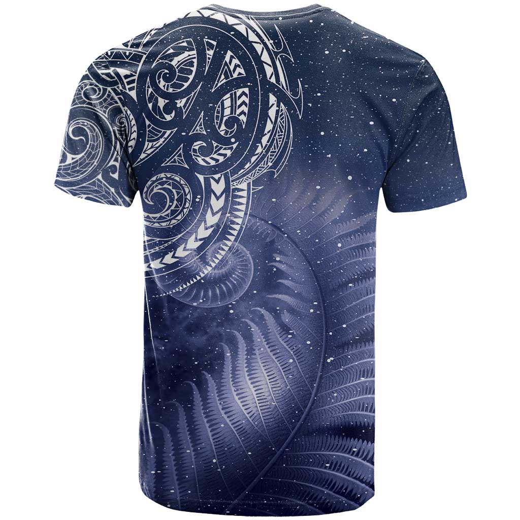 New Zealand Galaxy Fern T Shirt LT9 - Vibe Hoodie Shop