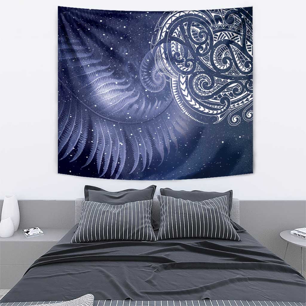 New Zealand Galaxy Fern Tapestry - Vibe Hoodie Shop