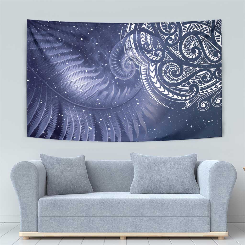 New Zealand Galaxy Fern Tapestry - Vibe Hoodie Shop