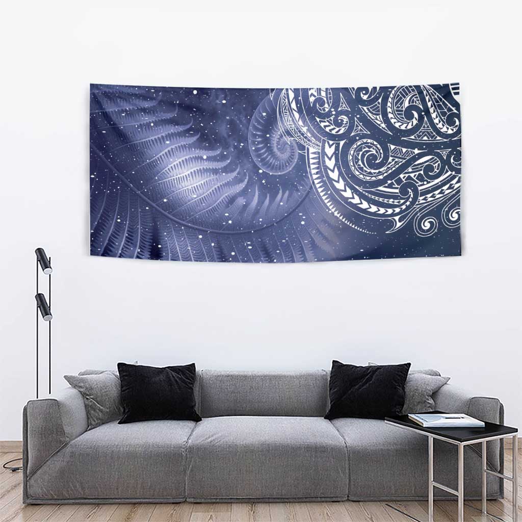 New Zealand Galaxy Fern Tapestry - Vibe Hoodie Shop