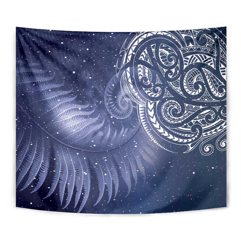 New Zealand Galaxy Fern Tapestry - Vibe Hoodie Shop