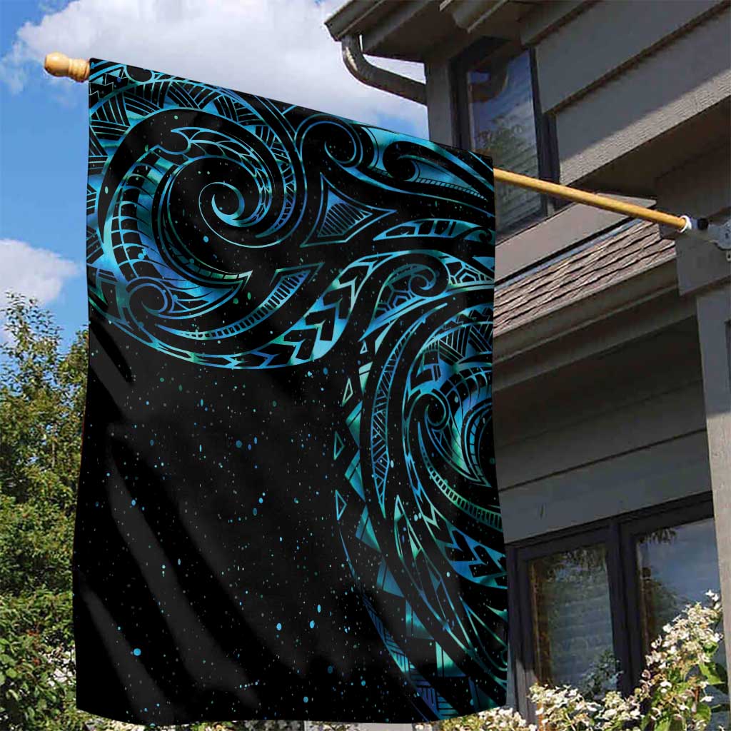 New Zealand Tribal Tattoo Garden Flag With Matariki Art - Vibe Hoodie Shop