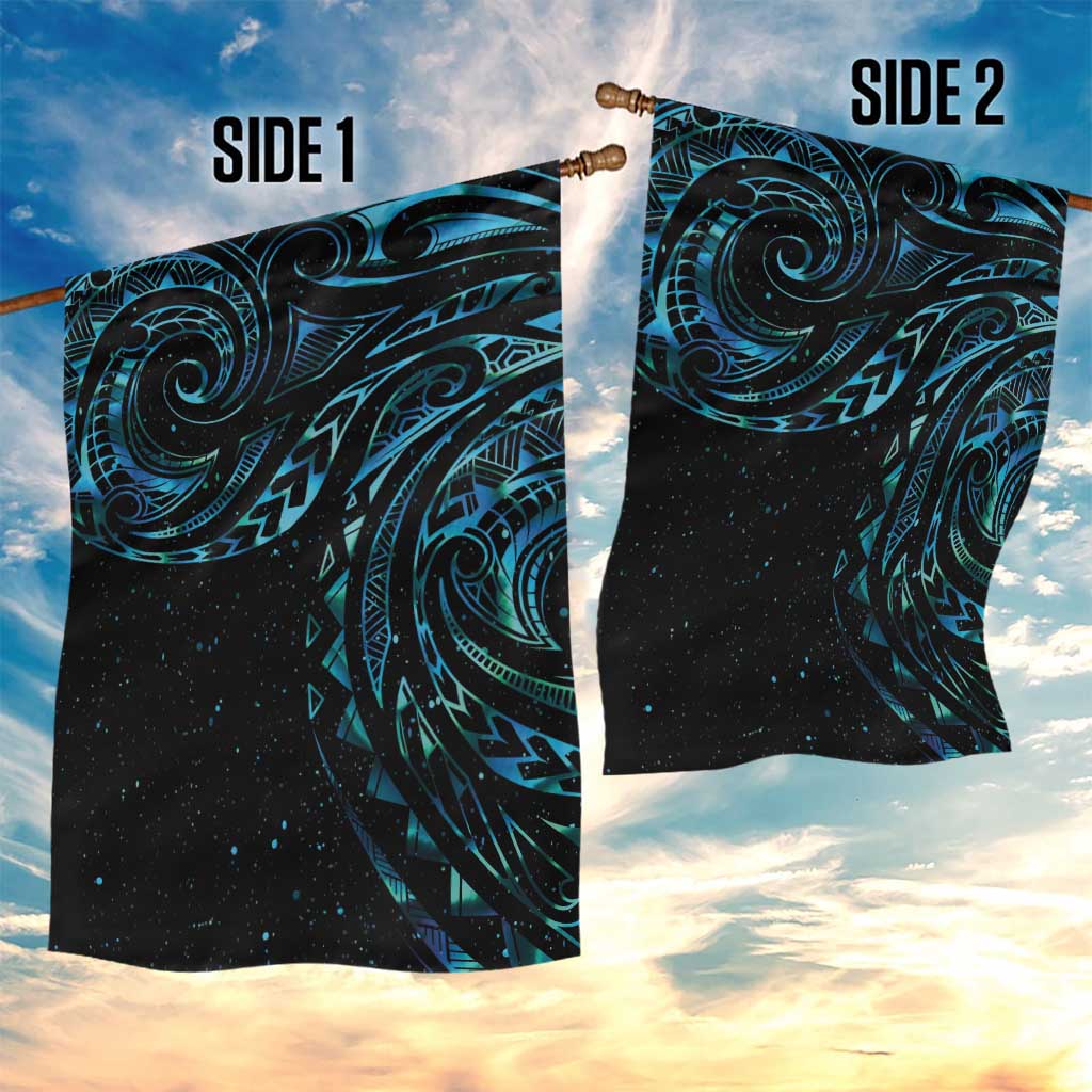 New Zealand Tribal Tattoo Garden Flag With Matariki Art - Vibe Hoodie Shop