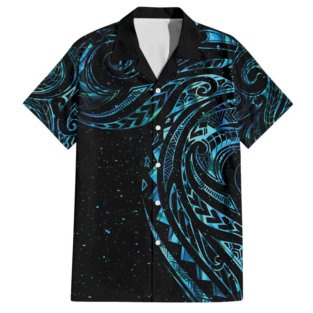 New Zealand Tribal Tattoo Hawaiian Shirt With Matariki Art - Vibe Hoodie Shop