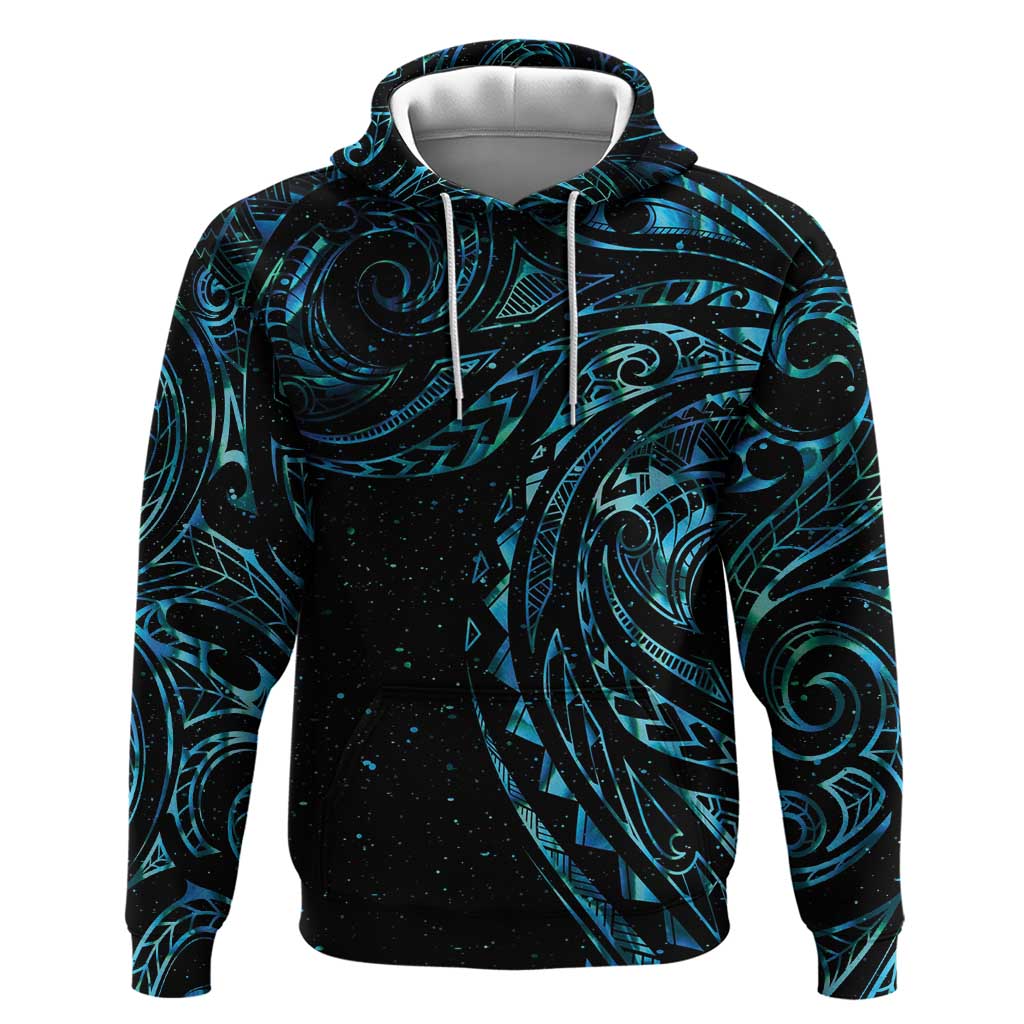 New Zealand Tribal Tattoo Hoodie With Matariki Art LT9 - Vibe Hoodie Shop