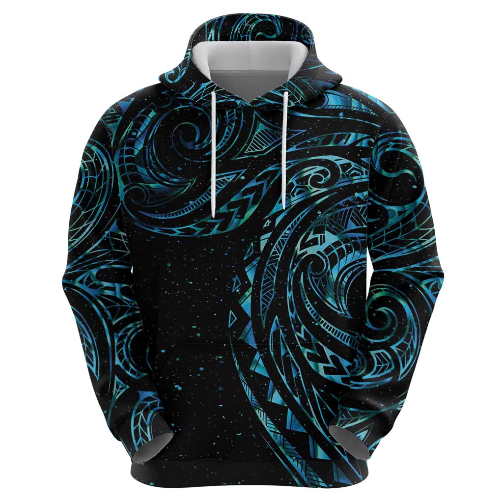 New Zealand Tribal Tattoo Hoodie With Matariki Art LT9 - Vibe Hoodie Shop