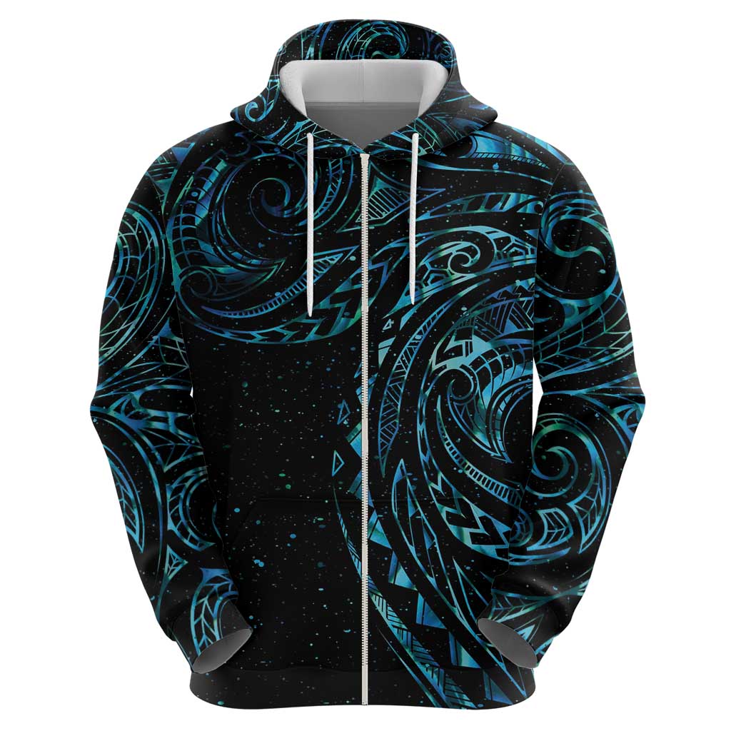 New Zealand Tribal Tattoo Hoodie With Matariki Art LT9 - Vibe Hoodie Shop