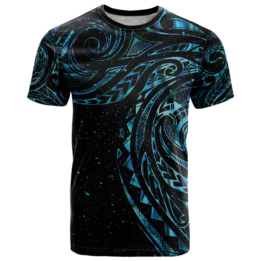 New Zealand Tribal Tattoo T Shirt With Matariki Art LT9 - Vibe Hoodie Shop