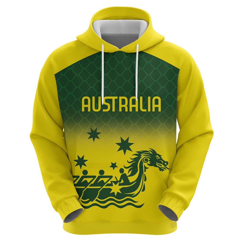 Personalised Dragons Boat Aussie Paddles Up! Hoodie LT9 - Vibe Hoodie Shop