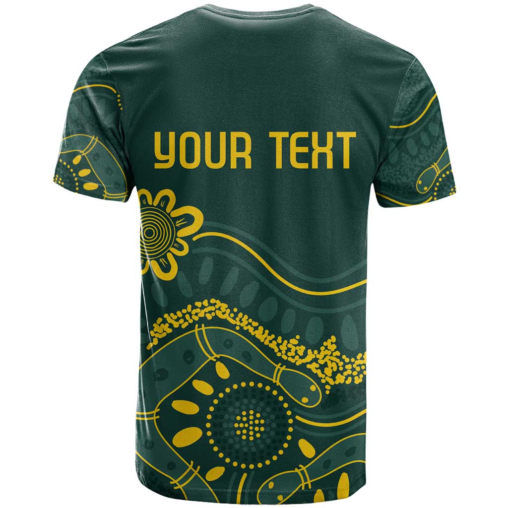 Personalised Australia Dragons Boat T Shirt Aussie Aboriginal Dot Style LT9 - Vibe Hoodie Shop