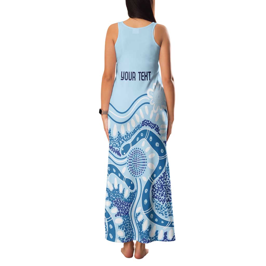 Personalised Australia New South Wales Dragons Boat Tank Maxi Dress Aussie Aboriginal Dot Style