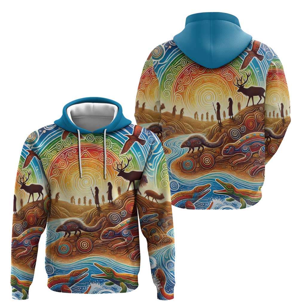 Aboriginal Dreamtime Animals Stories Hoodie LT9 - Vibe Hoodie Shop