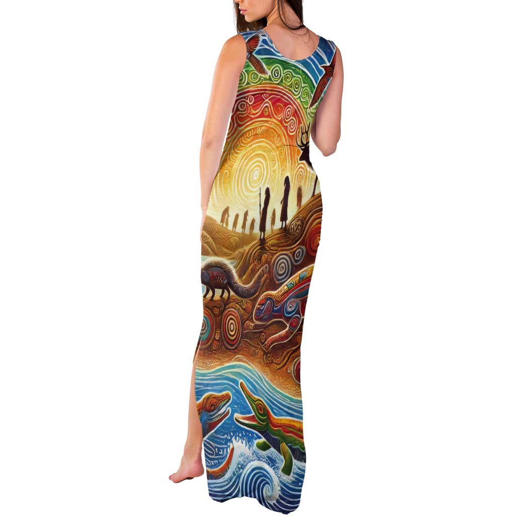 Aboriginal Dreamtime Animals Stories Tank Maxi Dress