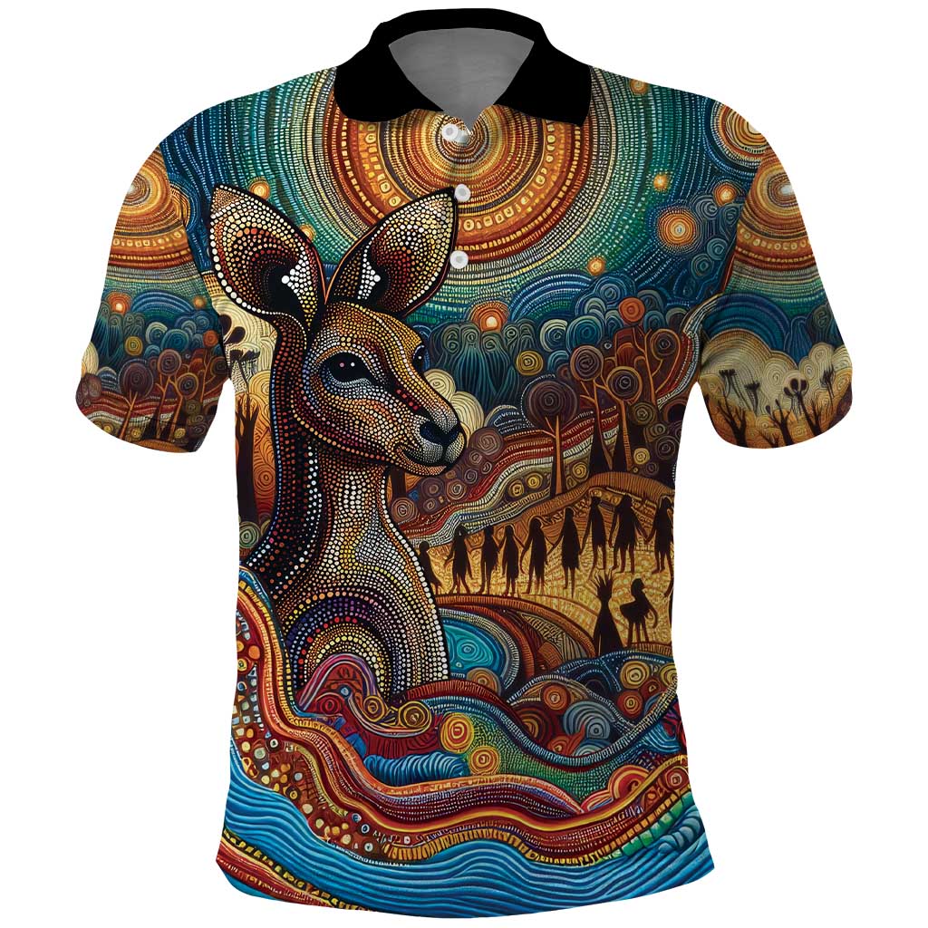 Aboriginal Dreamtime Stories Land Polo Shirt LT9 - Vibe Hoodie Shop