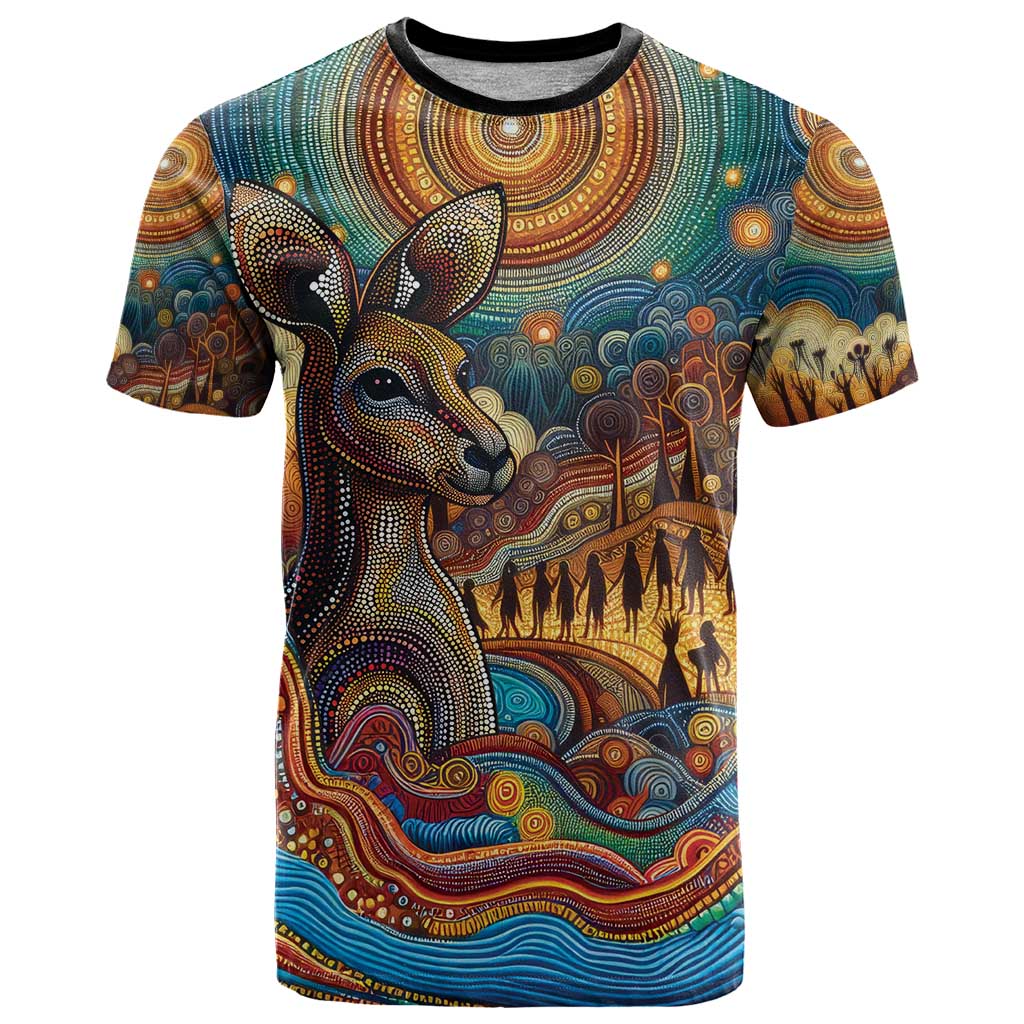 Aboriginal Dreamtime Stories Land T Shirt LT9 - Vibe Hoodie Shop